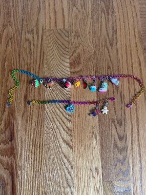 Charm It! Charm Necklace and Bracelet Set